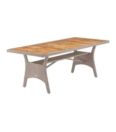 gartentisch bern alu 150x90x75cm anthrazit