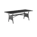 gartentisch bern alu 150x90x75cm anthrazit