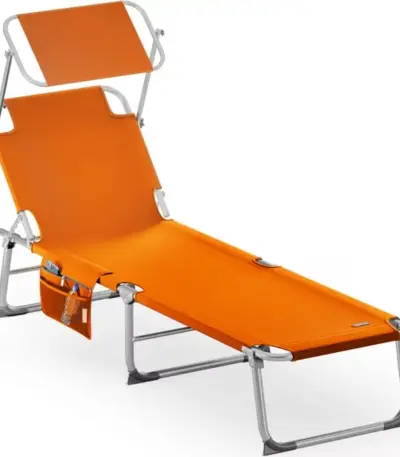 alu sonnenliege galicien 190x59x29cm sonnendach vers. farben
