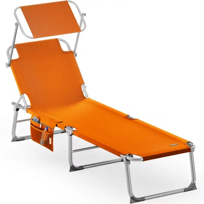alu sonnenliege galicien 190x59x29cm sonnendach vers. farben